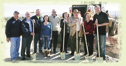 Basin Wide Foundation Breaking ground